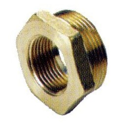 Riduzione esagonale M/F ottone