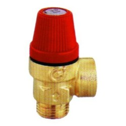 Valvola di sicurezza M/F 1/2" 6 bar Caleffi 312