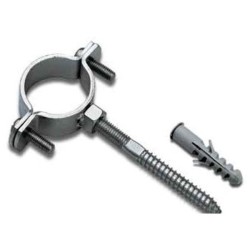 Collare pesante zincato con gomma 1"